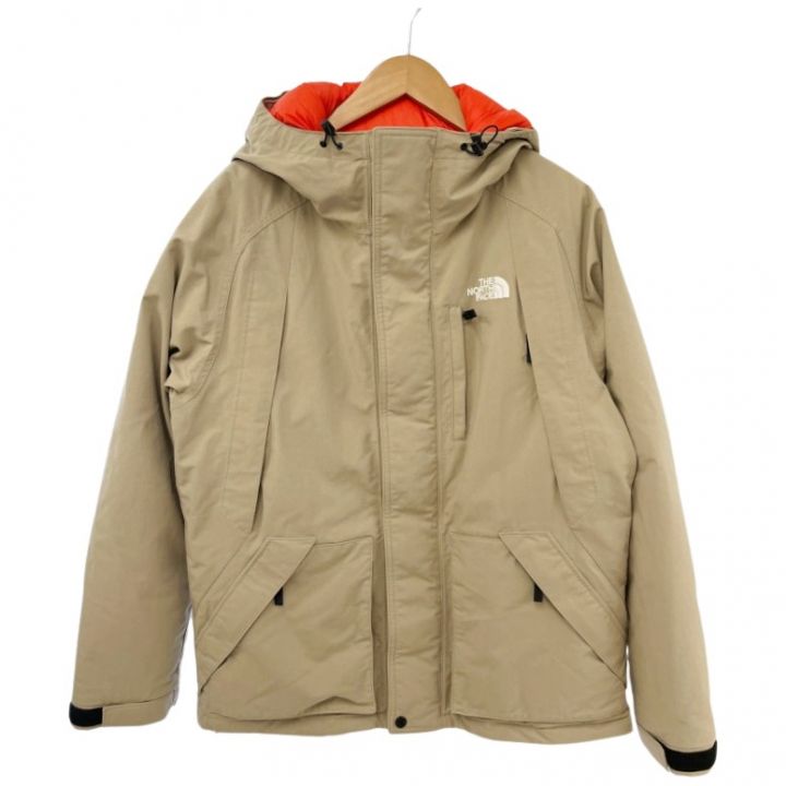 THE NORTH FACE ザノースフェイス エレバスジャケット(フードファー無）XL ND91311  ベージュ裏地オレンジ｜中古｜なんでもリサイクルビッグバン