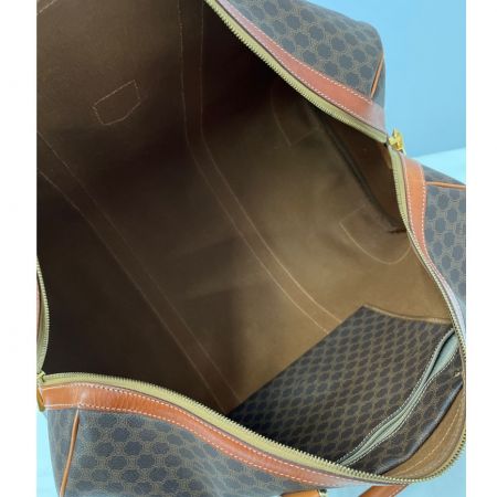  CELINE セリーヌ マカダム ボストンバッグ　50㎝　パドロック付　 ブラウン系