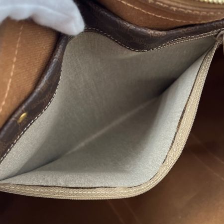  CELINE セリーヌ マカダム ボストンバッグ　50㎝　パドロック付　 ブラウン系