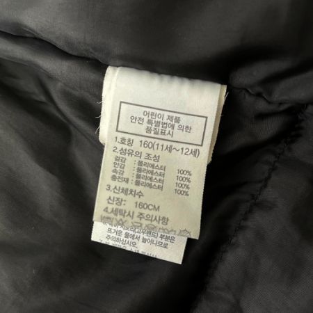  THE NORTH FACE ザノースフェイス KS TRENCH T-BALL EX JACKET　キッズ　ダウンジャケット　160cm　韓国タグ NJ3NK61S ブラック