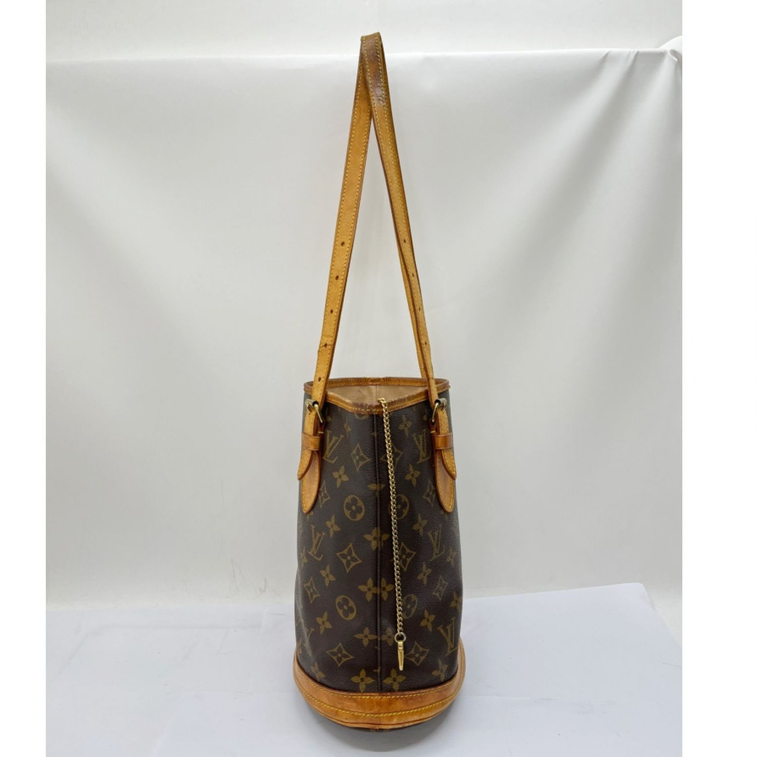 中古】 LOUIS VUITTON ルイヴィトン モノグラム プチ・バケット トート