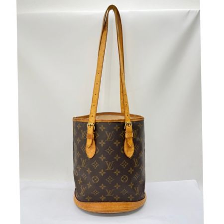  LOUIS VUITTON ルイヴィトン モノグラム プチ・バケット トートバッグ M42238