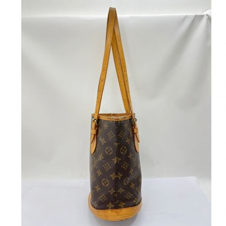  LOUIS VUITTON ルイヴィトン モノグラム プチ・バケット トートバッグ M42238