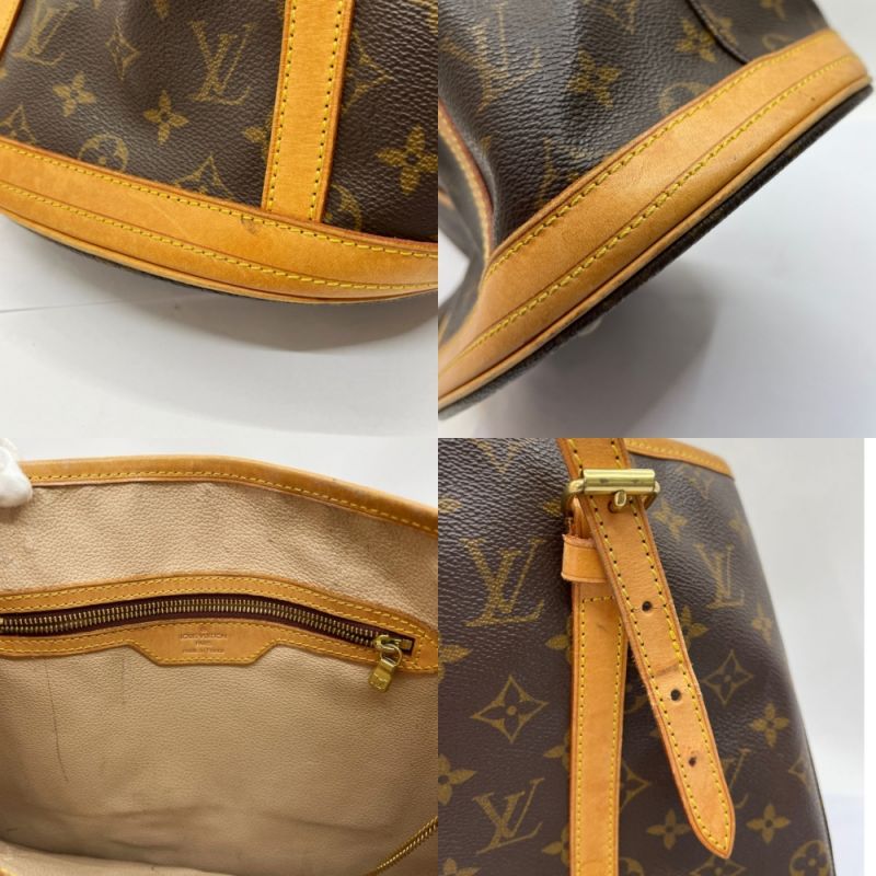 中古】 LOUIS VUITTON ルイヴィトン モノグラム バケット27 トート