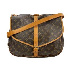 ◆◆ LOUIS VUITTON ルイヴィトン ソミュール35　ショルダーバッグ　モノグラム　AR0930 M42254 Cランク