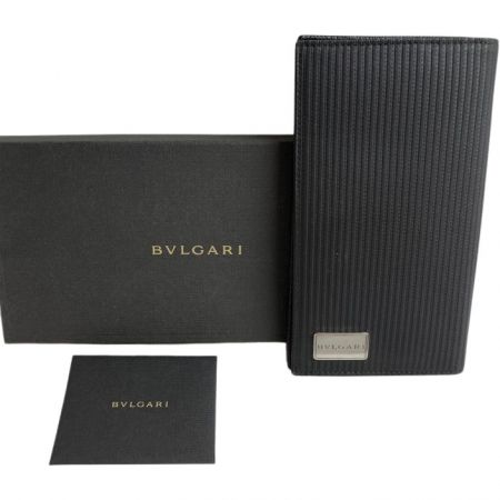  BVLGARI ブルガリ 長財布　ミレリゲ　ブラック ブラック