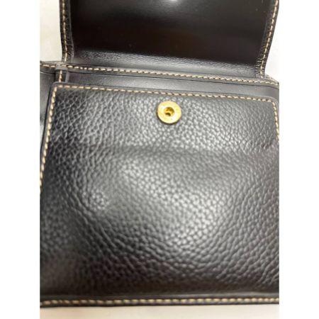  dunhill ダンヒル 二つ折り　財布　ブラック　レザー　型押し　オールド ブラック