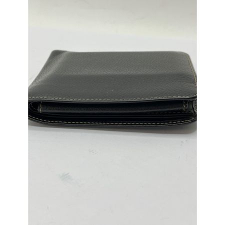  dunhill ダンヒル 二つ折り　財布　ブラック　レザー　型押し　オールド ブラック