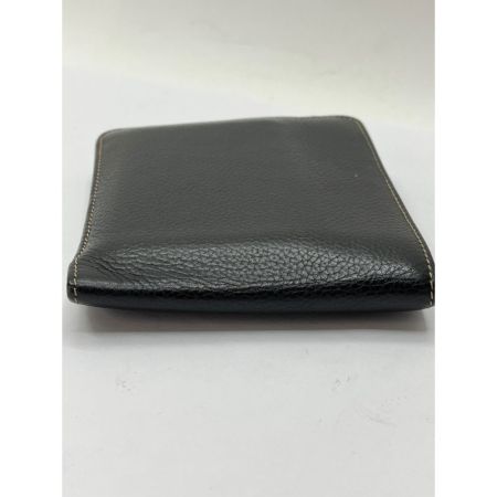  dunhill ダンヒル 二つ折り　財布　ブラック　レザー　型押し　オールド ブラック