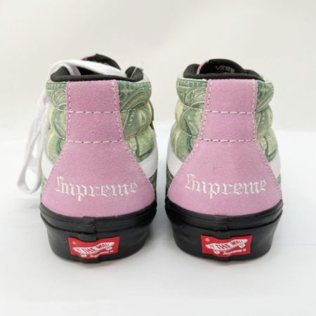  VANS バンズ スニーカー SIZE 27.5cm Dollar Skate Grosso Mid ピンク