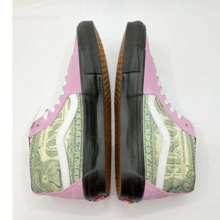  VANS バンズ スニーカー SIZE 27.5cm Dollar Skate Grosso Mid ピンク