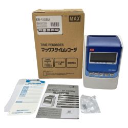 ◆◆ MAX マックス 【ジャンク品】MAX タイムレコーダー　タイムカード ER-110SU Dランク