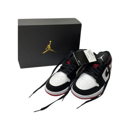  NIKE ナイキ エアジョーダン1ロウ 25.5cm 553558-116 ブラック×レッド