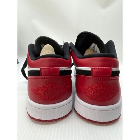  NIKE ナイキ エアジョーダン1ロウ 25.5cm 553558-116 ブラック×レッド