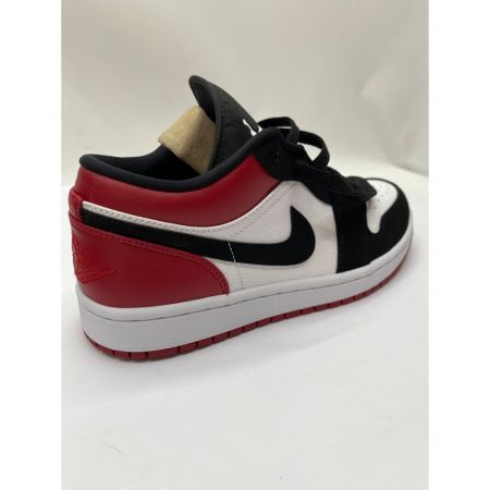  NIKE ナイキ エアジョーダン1ロウ 25.5cm 553558-116 ブラック×レッド