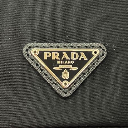 PRADA プラダ ポーチ　ハンドバッグ　巾着型　ナイロン 1N0369 ブラック