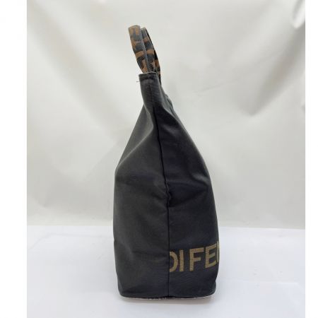  FENDI フェンディ トートバッグ　ナイロン　ブラック　ロゴ