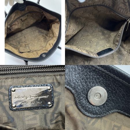  Salvatore Ferragamo サルヴァトーレフェラガモ トートバッグ　レザーバッグ ブラック