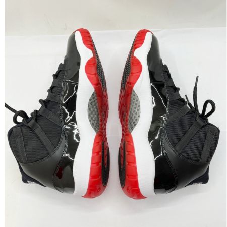  NIKE ナイキ AIR JORDAN11 RETRO スニーカー 378037-010 ブラック×レッド