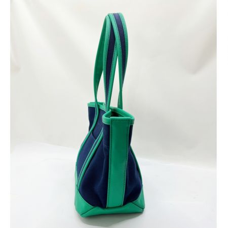  PORTER ポーター ポーターガール　ボーイフレンドトート ネイビー×グリーン