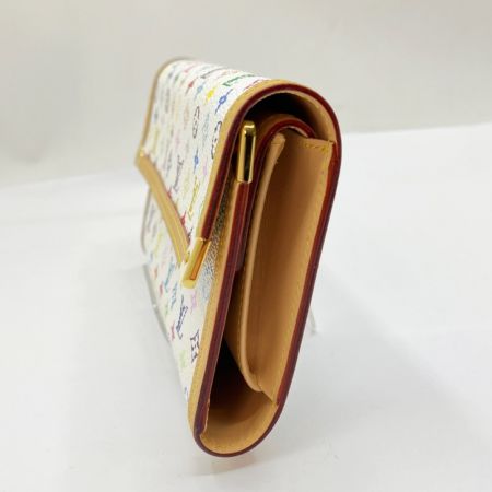  LOUIS VUITTON ルイヴィトン モノグラムマルチカラー ポルトトレゾール インターナショナル　長財布 M92659 ホワイト