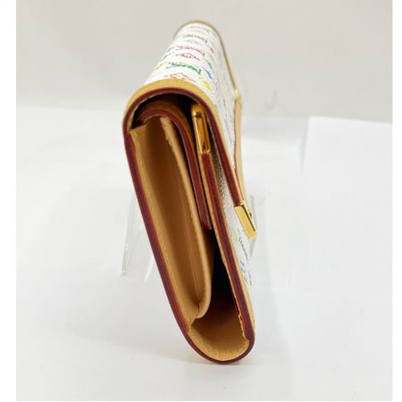  LOUIS VUITTON ルイヴィトン モノグラムマルチカラー ポルトトレゾール インターナショナル　長財布 M92659 ホワイト
