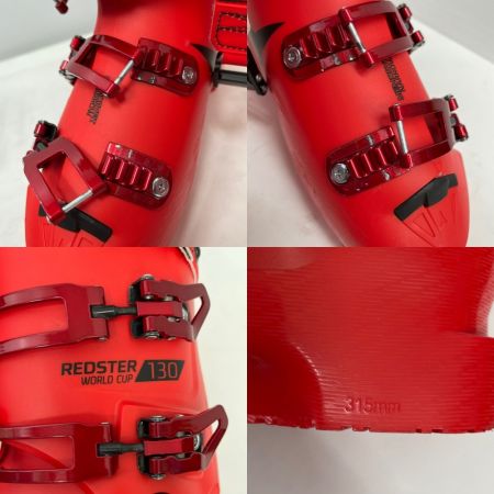  ATOMIC スキーブーツ REDSTER WORLDCPU130 27.0cm  ソールサイズ315mm レッド