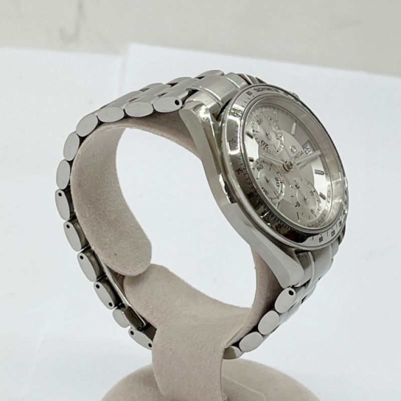 ◆◆OMEGA オメガ メンズ腕時計 スピードマスター 自動巻き 箱・取説・コマ付 35133000