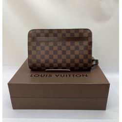 ◆◆ LOUIS VUITTON ルイヴィトン  セカンドバッグ ダミエ サンルイ N51993 ブラウン Bランク