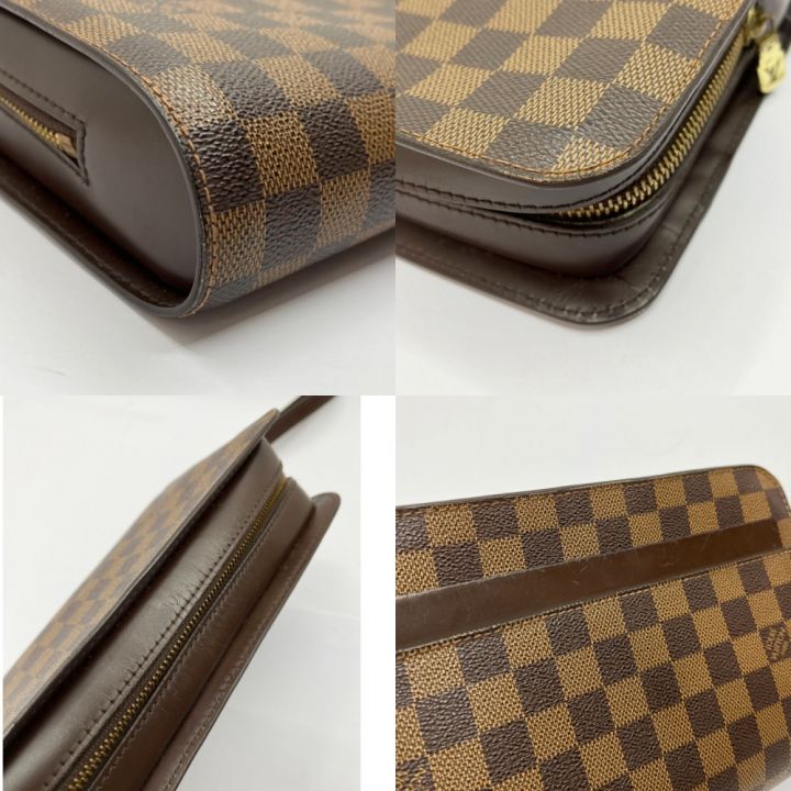 LOUIS VUITTON ルイヴィトン セカンドバッグ ダミエ サンルイ N51993 ブラウン｜中古｜なんでもリサイクルビッグバン