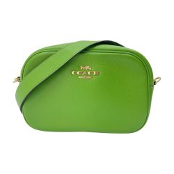 ◆◆ COACH コーチ ショルダーバッグ レザー ジェイミー カメラ バッグ CA207 グリーン Bランク