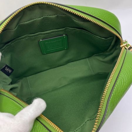  COACH コーチ ショルダーバッグ レザー ジェイミー カメラ バッグ CA207 グリーン
