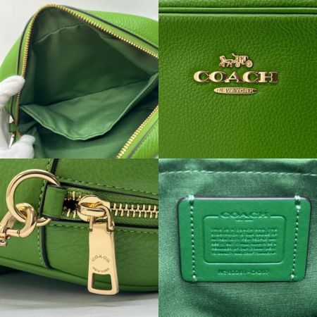  COACH コーチ ショルダーバッグ レザー ジェイミー カメラ バッグ CA207 グリーン