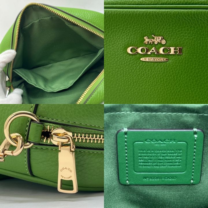 COACH コーチ ショルダーバッグ レザー ジェイミー カメラ バッグ CA207 グリーン｜中古｜なんでもリサイクルビッグバン