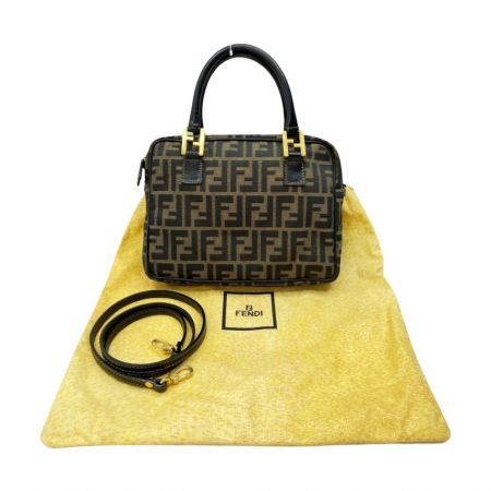  FENDI フェンディ ズッカ  ハンドバッグ ショルダーバッグ　2WAYバッグ 4 14966/0 8