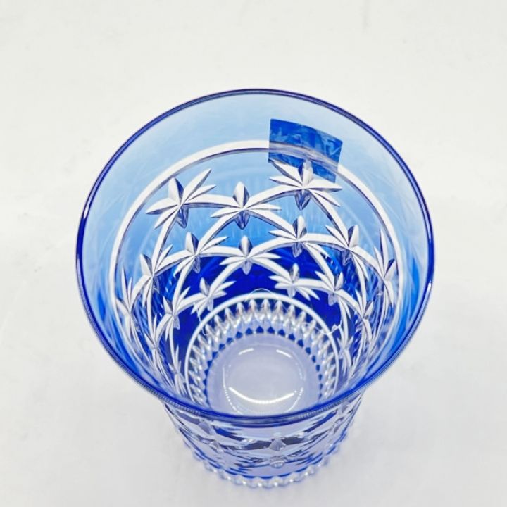 A-319（未使用）KAGAMI CRYSTAL ロイヤルブルー 江戸切子 A-319（未使用）KAGAMI CRYSTAL ロイヤルブルー 江戸切子 A-319（未