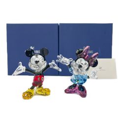 ◆◆ SWAROVSKI スワロフスキ スワロフスキー ミッキー＆ミニー セット 1118830 1116765 Aランク