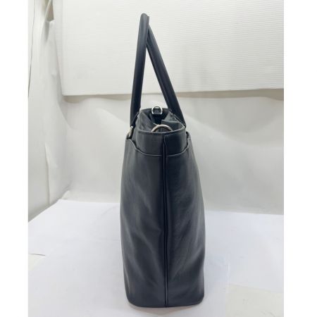  COACH コーチ スムース レザー トートバッグ　ショルダー付 F68944 ブラック