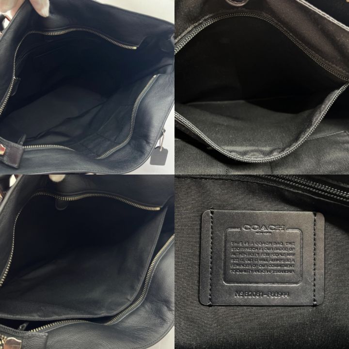 COACH コーチ スムース レザー トートバッグ ショルダー付 F68944