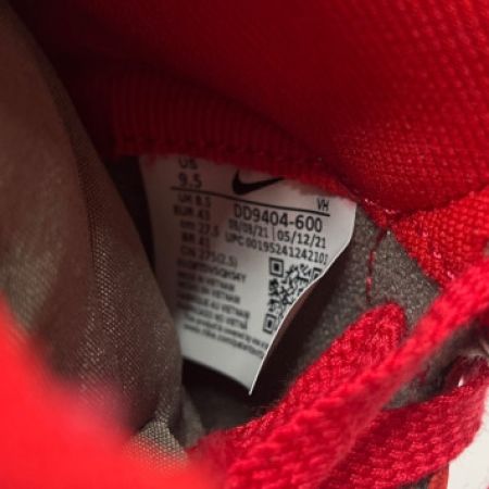  NIKE ナイキ ダンク ハイ レッド アシッド ウォッシュ　27.5cm　US9.5 DD9404-600 レッド