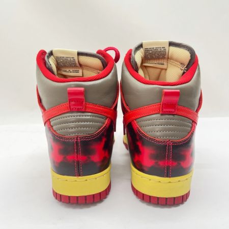  NIKE ナイキ ダンク ハイ レッド アシッド ウォッシュ　27.5cm　US9.5 DD9404-600 レッド