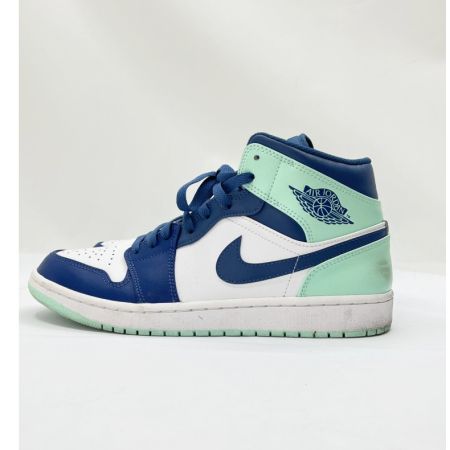  NIKE ナイキ スニーカー　Nike Air Jordan 1 Mid 27.5cm　US9.5 554724-413 ブルーミント