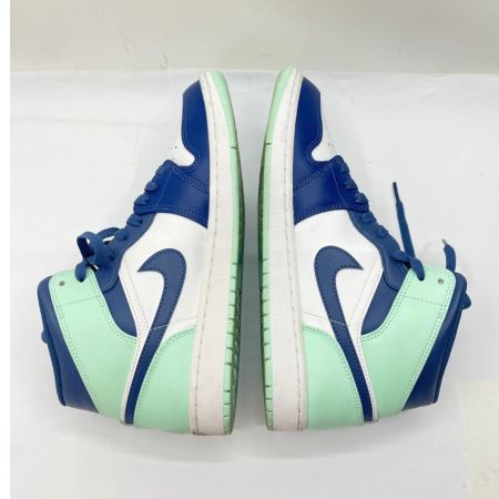  NIKE ナイキ スニーカー　Nike Air Jordan 1 Mid 27.5cm　US9.5 554724-413 ブルーミント