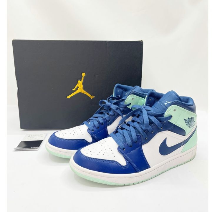 NIKE ナイキ スニーカー Nike Air Jordan 1 Mid 27.5cm US9.5 554724-413 ブルー ミント｜中古｜なんでもリサイクルビッグバン