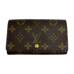 ◆◆ LOUIS VUITTON ルイヴィトン 2つ折り財布 モノグラム・エクリプス ポルト モネ・ビエ トレゾール  M61730 Cランク
