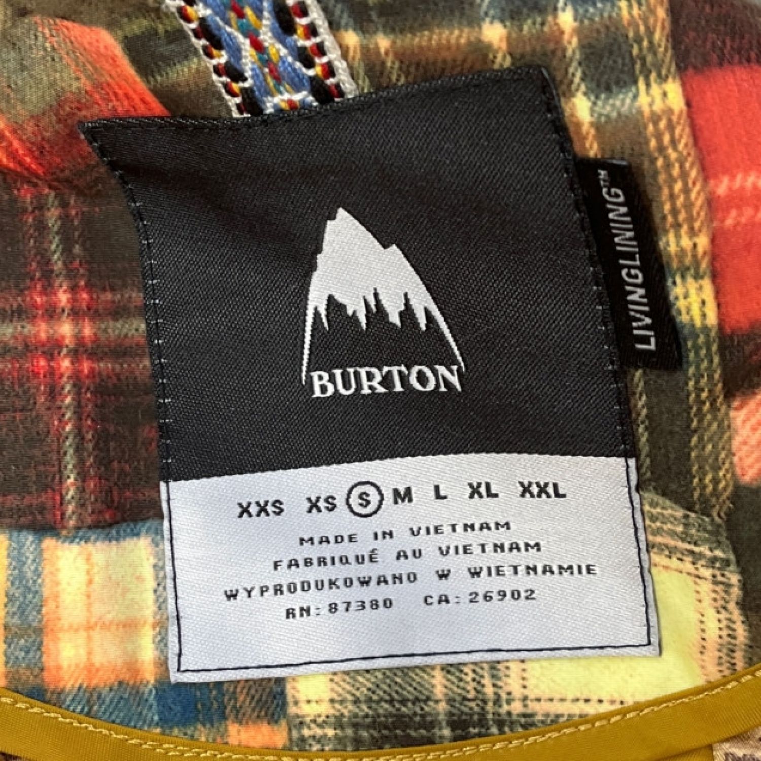 中古】 BURTON バートン ジャケット レディース サイズS WZ ZANY JK