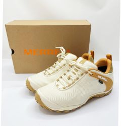 ◆◆ MERRELL メレル トレッキングシューズ GORE-TEX 26.5cm J50377 アイボリー・オレンジ Bランク