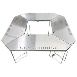 ◆◆ snowpeak スノーピーク ジカロテーブル テーブル ステンレス 収納ケース付 ST-050 Bランク