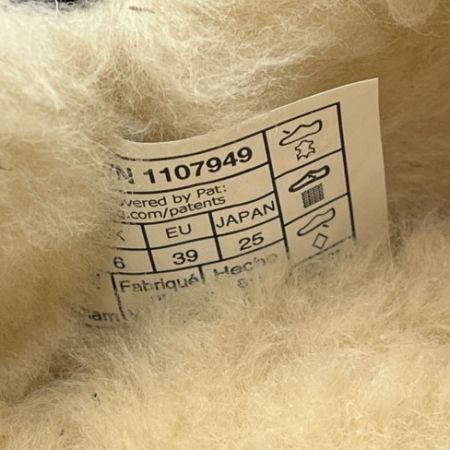  UGG アグ  ムートン シューズ モカシン ダコタ 25.0cm US8 1107949 ブラック