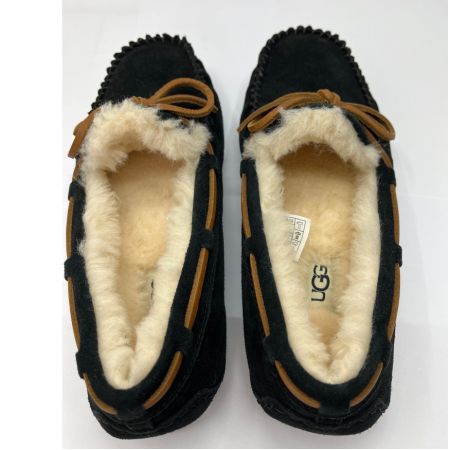  UGG アグ  ムートン シューズ モカシン ダコタ 25.0cm US8 1107949 ブラック